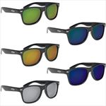 GH6203 Mirrored Malibu Sunglasses With Custom Imprint